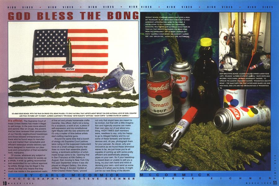 GOD BLESS THE BONG