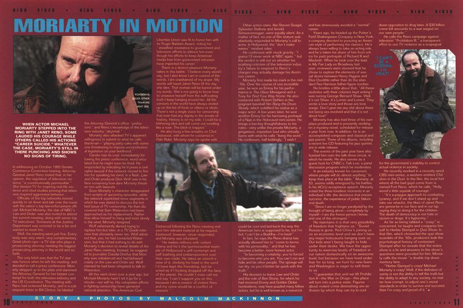 MORIARTY IN MOTION