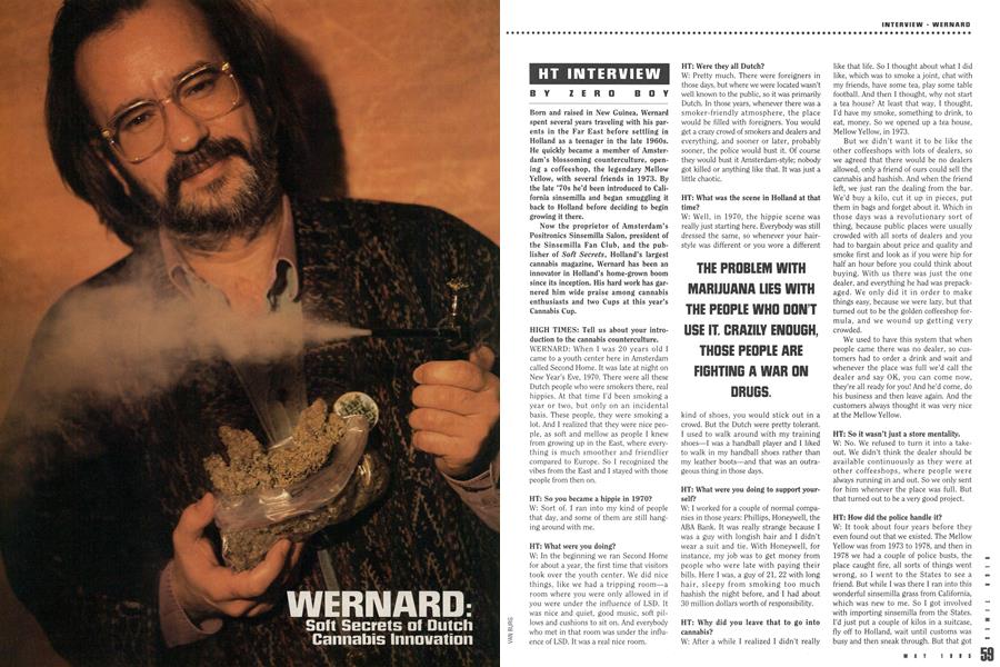 WERNARD: Soft Secrets of Dutch Cannabis Innovation