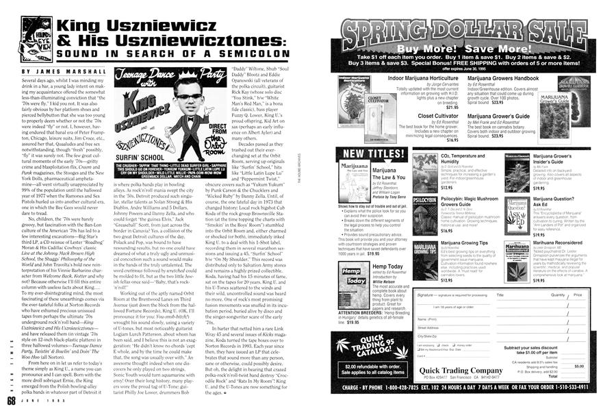 King Uszniewicz & His Uszniewicztones
