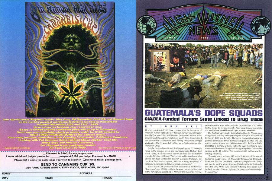GUATEMALA’S DOPE SQUADS