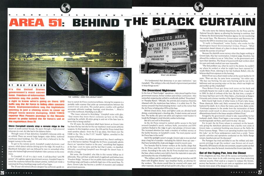 AREA 51: BEHIND THE BLACK CURTAIN