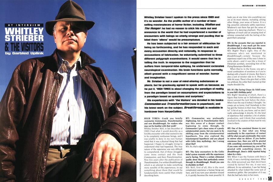 WHITLEY STRIEBER & THE VISITORS