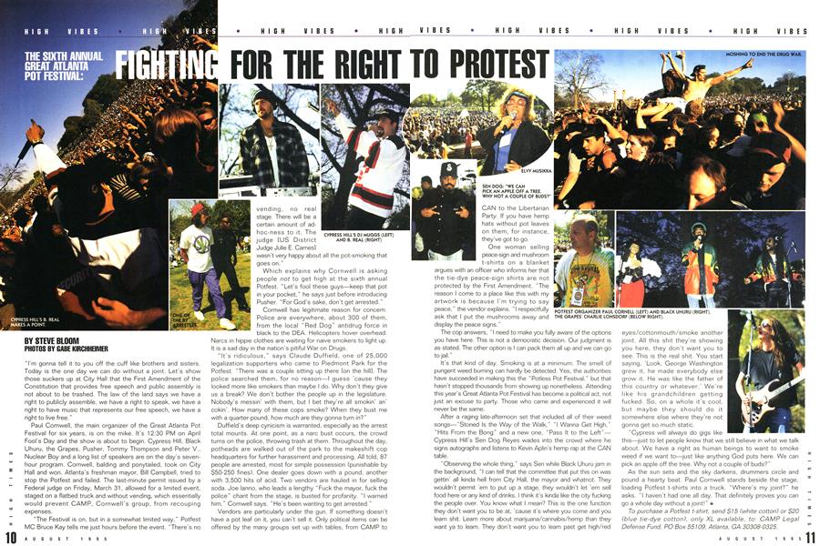 FIGHTING FOR THE RIGHT TO PROTEST