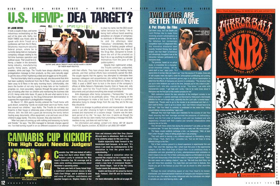 U.S. HEMP: DEA TARGET?