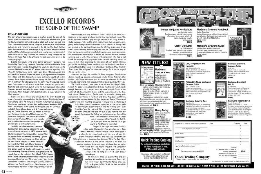 EXCELLO RECORDS THE SOUND OF THE SWAMP