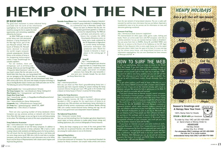 HEMP ON THE NET
