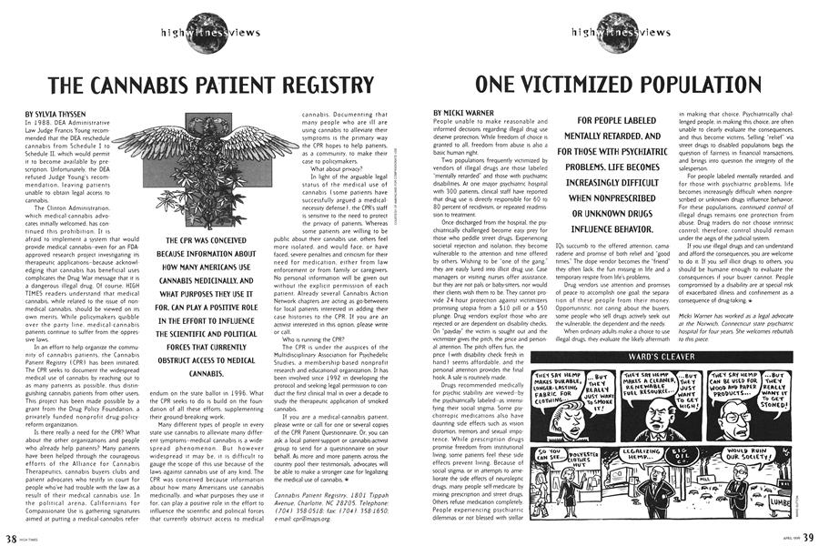 ONE VICTIMIZED POPULATION