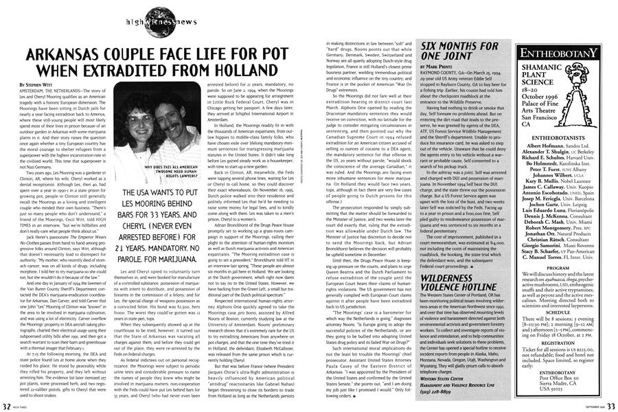 ARKANSAS COUPLE FACE LIFE FOR POT WHEN EXTRADITED FROM HOLLAND