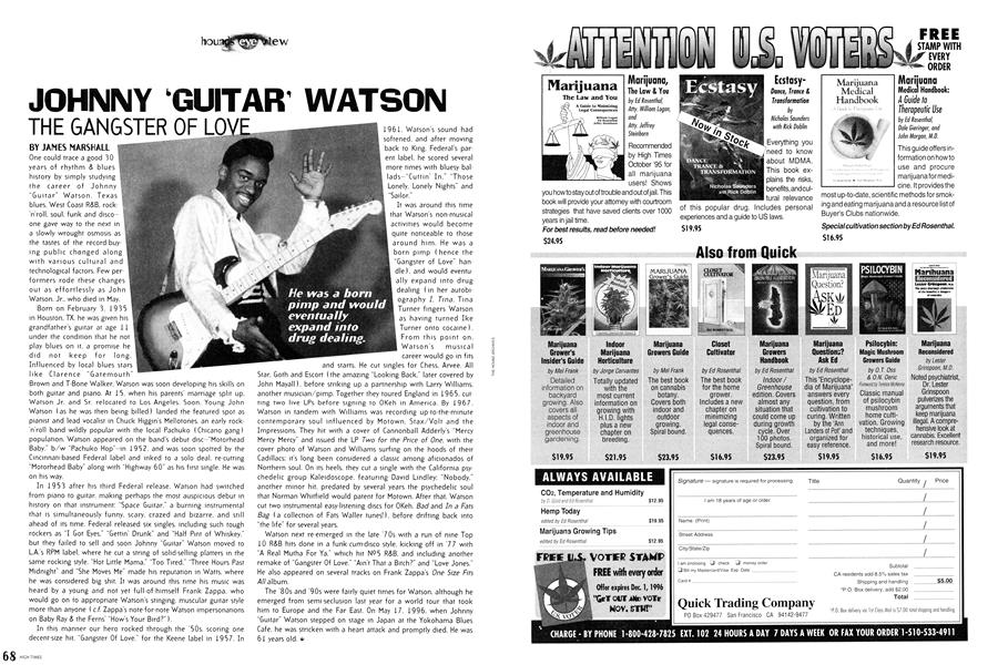 JOHNNY "GUITAR" WATSON