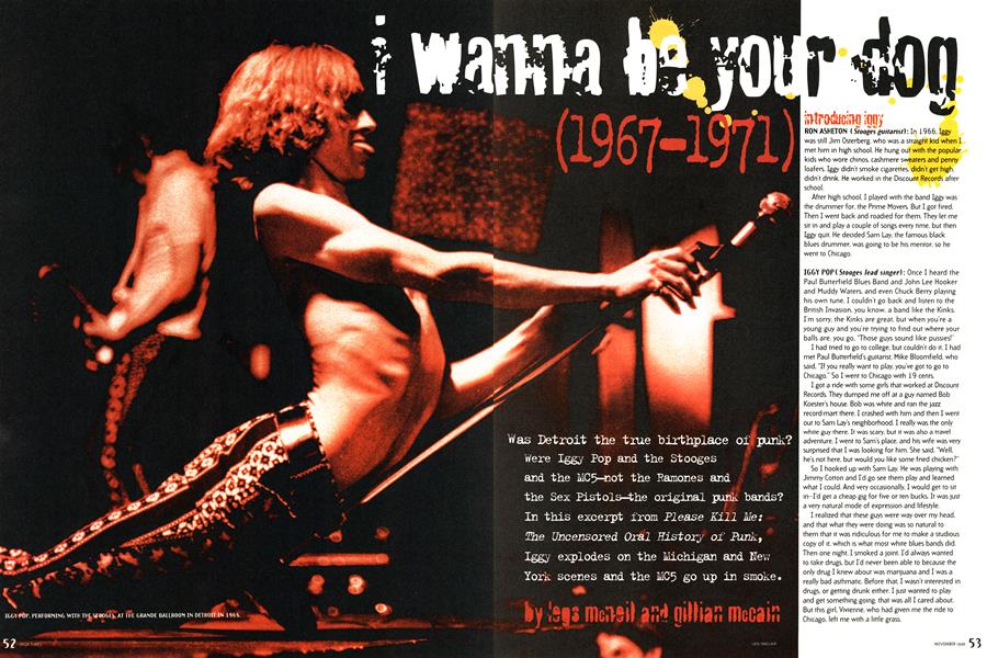 i wanna be your dog