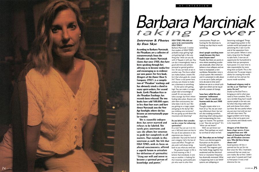 Brabara Marciniak taking power
