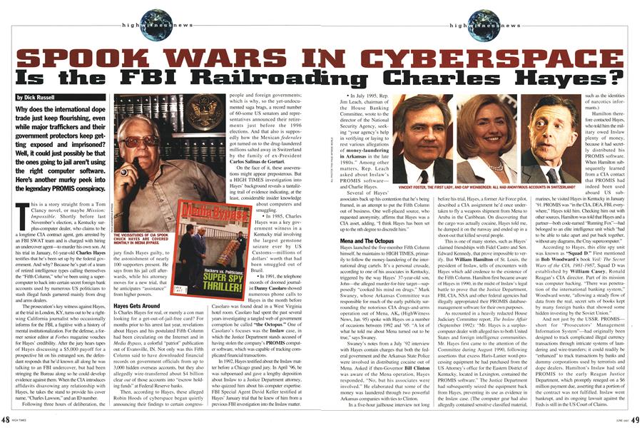 SPOOK WARS IN CYBERSPACE Is the FBI Railroading Charles Hayes?