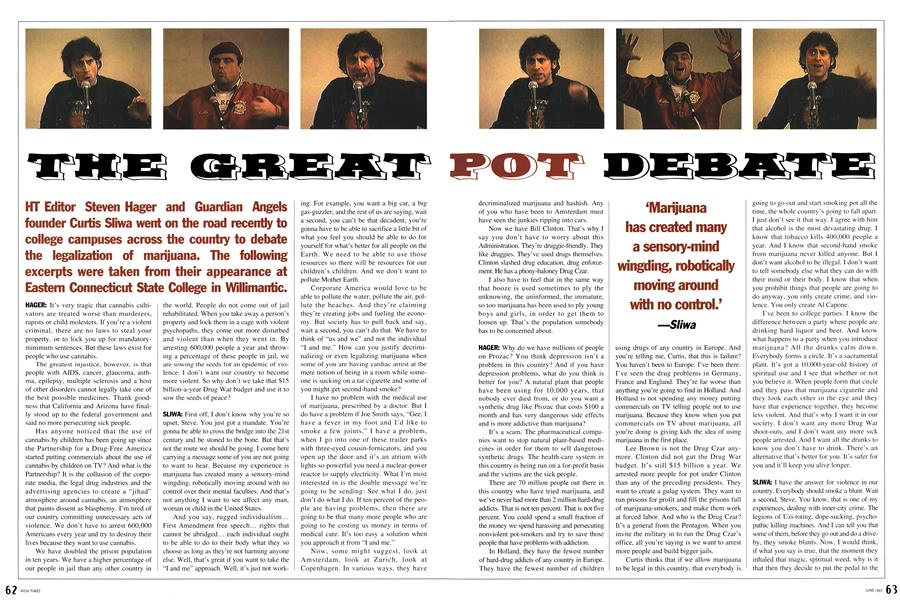 THE GREAT POT DEBATE