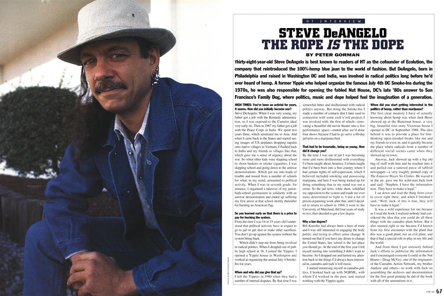 STEVE DeANGELO THE ROPE IS THE DOPE