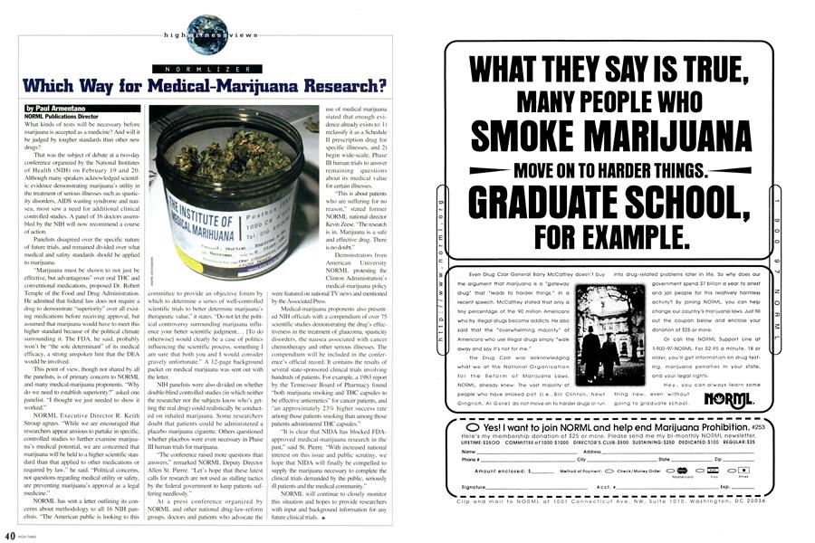 Which Way for Medical-Marijuana Research?