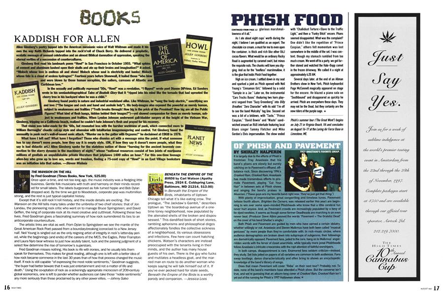 OF PHISH AND PAVEMENT