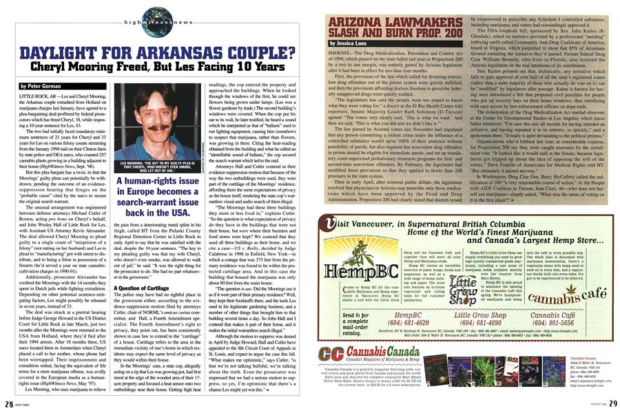 DAYLIGHT FOR ARKANSAS COUPLE?