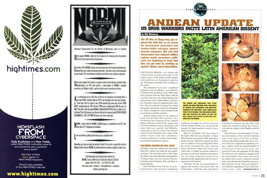 ANDEAN UPDATE
