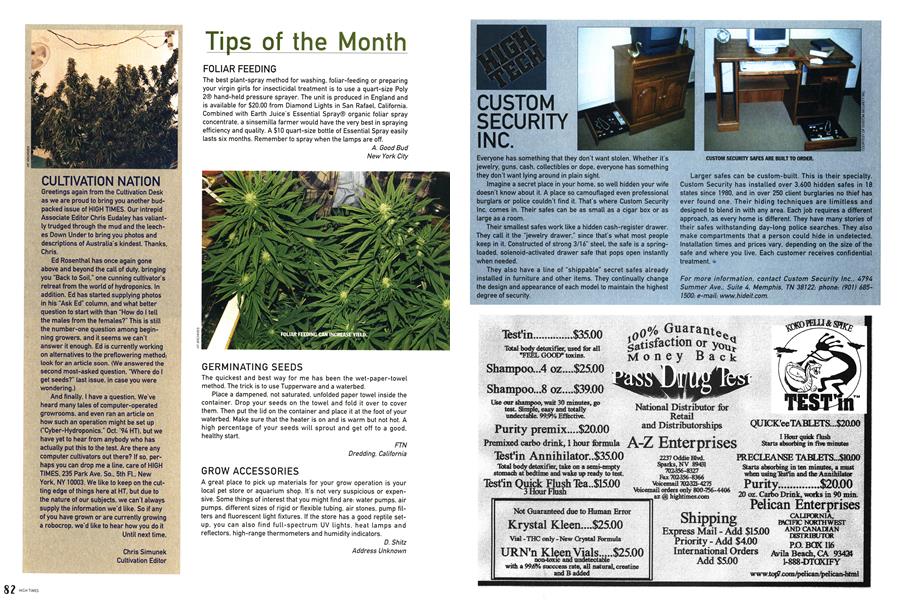 Tips of the Month