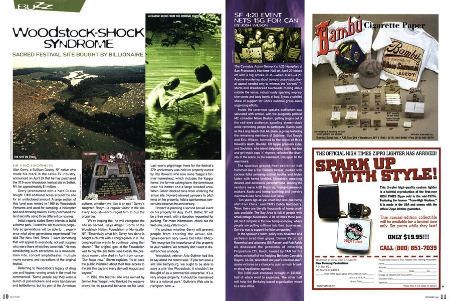 WOODSTOCK-SHOCK SYNDROME