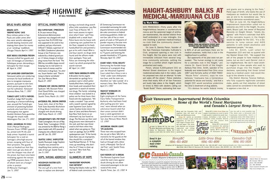 HAIGHT-ASHBURY BALKS AT MEDICAL-MARIJUANA CLUB