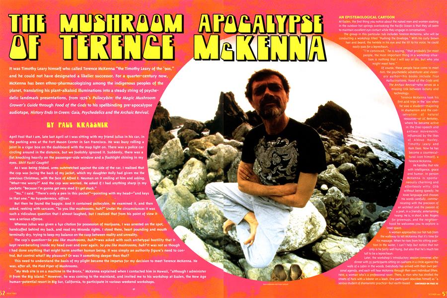 THE MUSHROOM APOCALYPSE OF TERENCE McKENNA