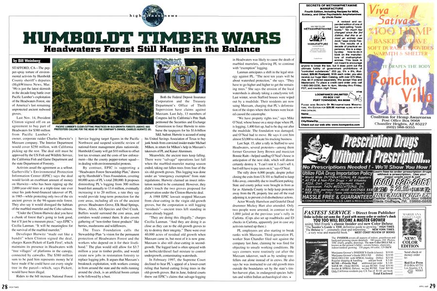HUMBOLDT TIMBER WARS