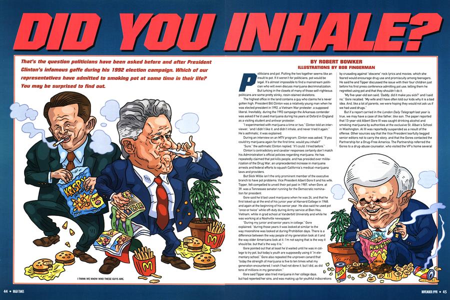 DID YOU INHALE?