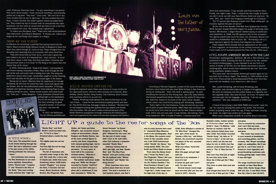 LIGHT UP a guide to the reefer songs of the 30s