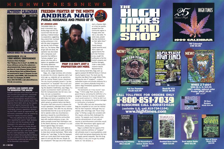 FREEDOM FIGHTER OF THE MONTH ANDREA NAGY