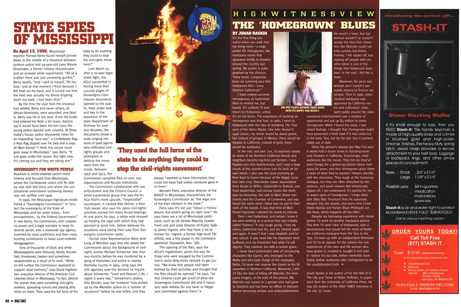 THE 'HOMEGROWN' BLUES