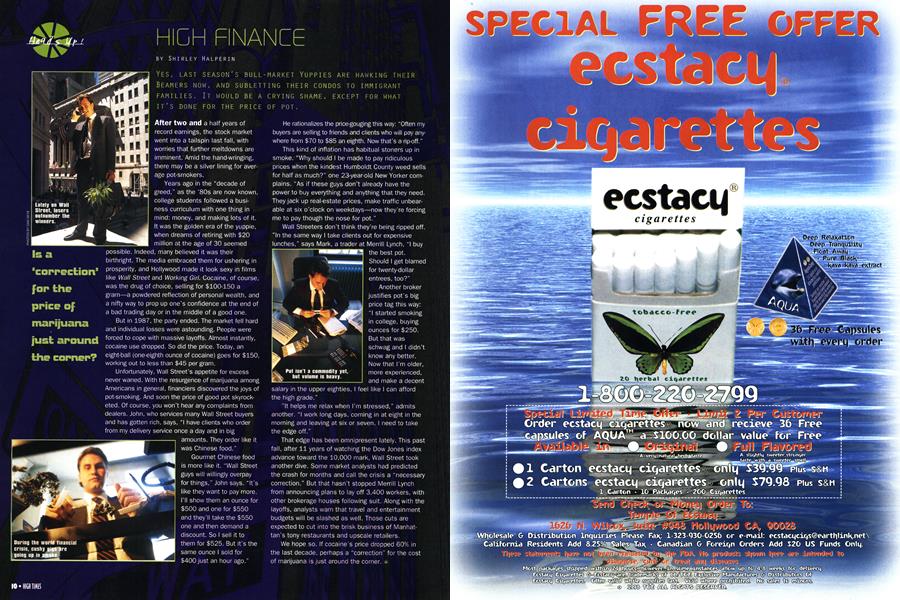 HIGH FINANCE