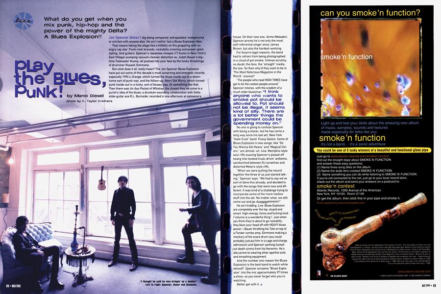 PLAY THE BLUES, PUNK!