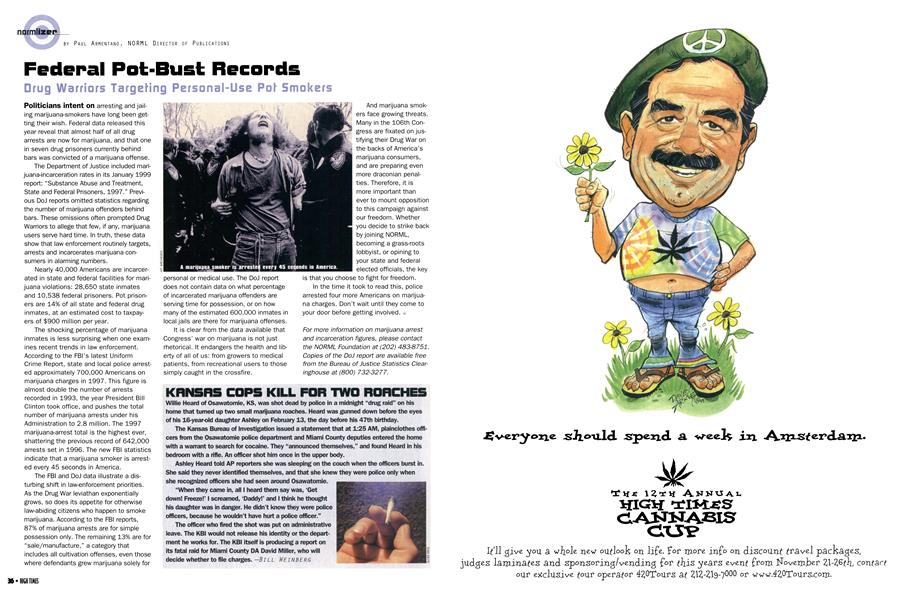 Federal Pot-Bust Records