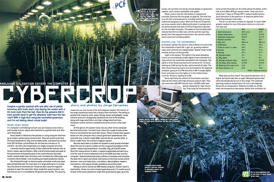 MARIJUANA CULTIVATION ENTERS THE COMPUTER AGE CYBERCROP
