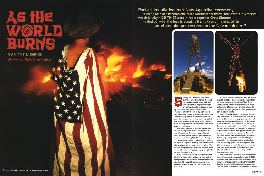AS THE WORLD BURNS