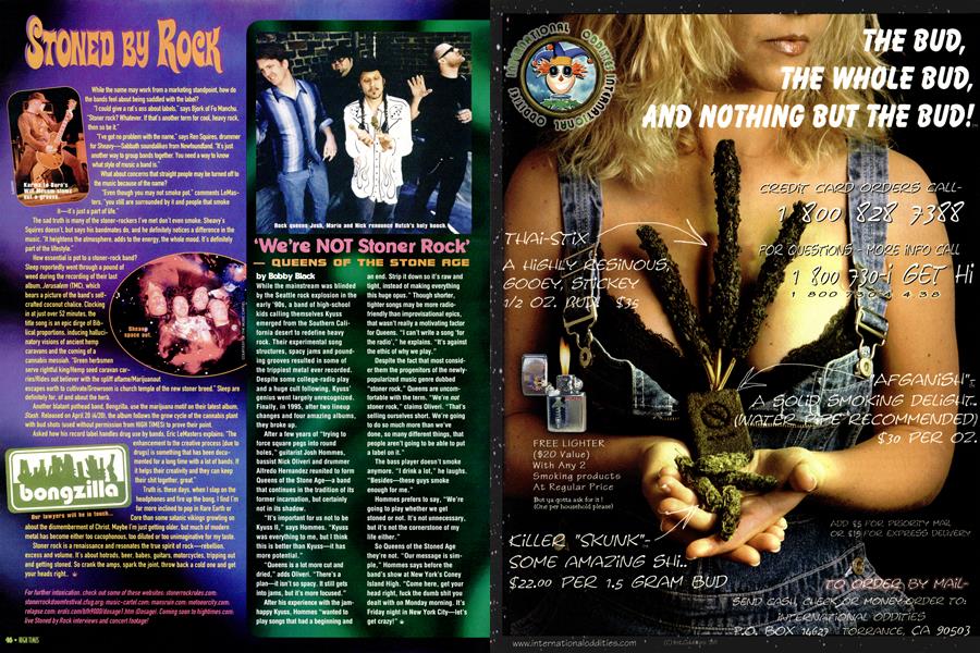 'We're NOT Stoner Rock'