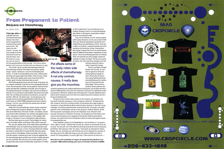 From Proponent to Patient