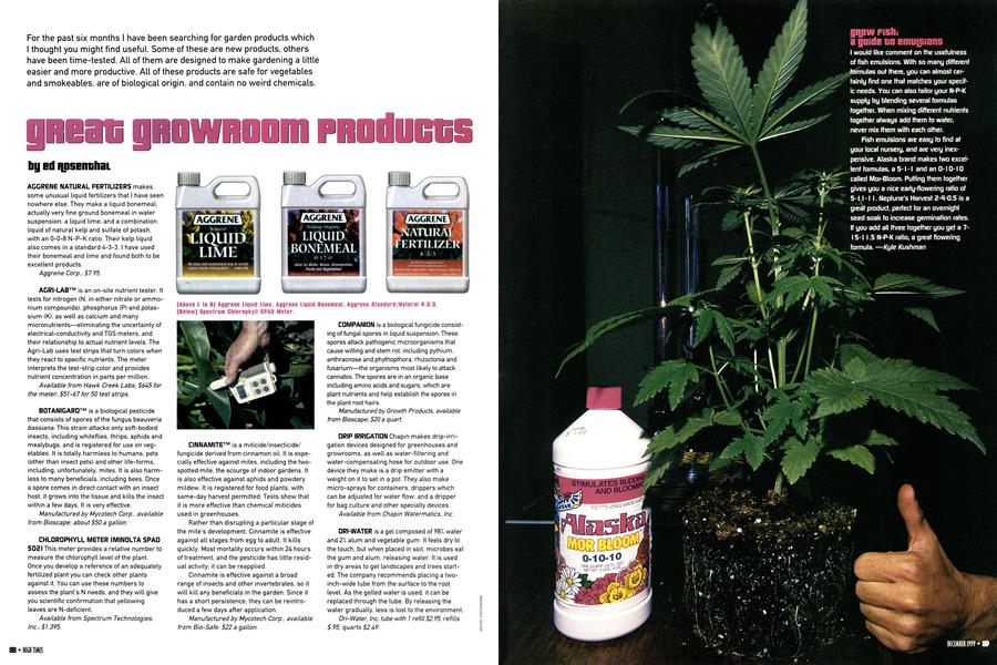 GREAT GROWROOM PRODUCTS