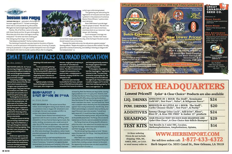 BUDHAFEST 2 SHUT DOWN IN IOWA