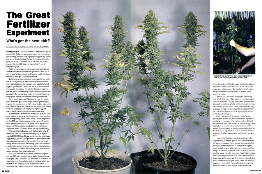 The Great Fertilizer Experiment