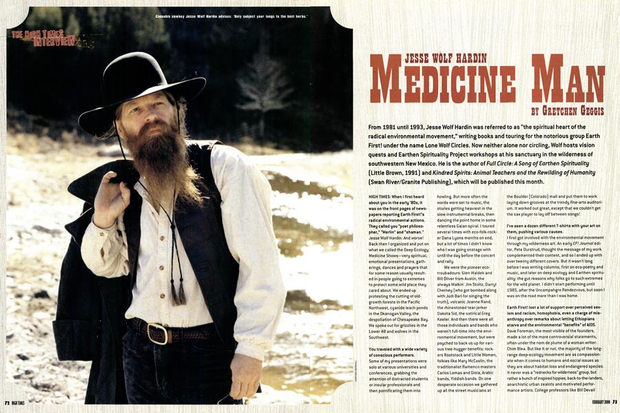 JESSE WOLF HARDIN MEDICINE MAN
