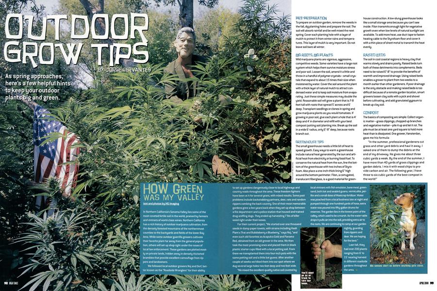 OUTDOOR GROW TIPS