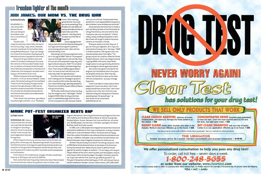 MAINE POT-FEST ORGRNIZER BEATS RAP