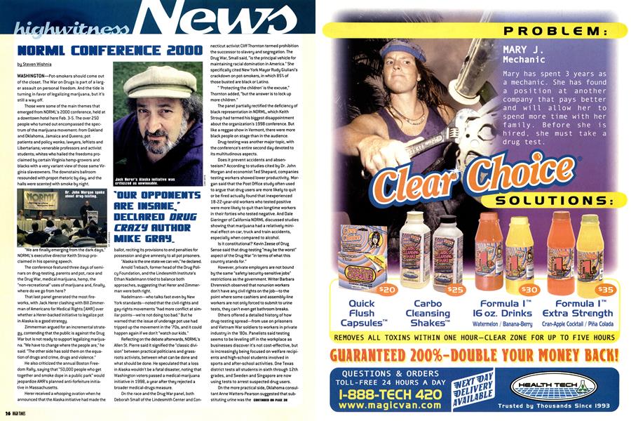 NORML CONFERENCE 2000