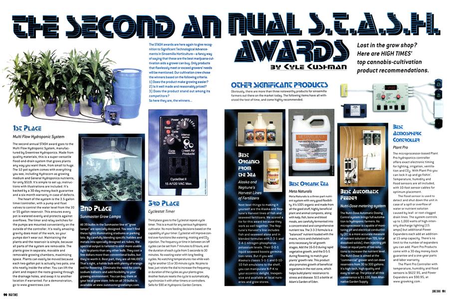 THE SECOND ANNUAL STASH AWARDS