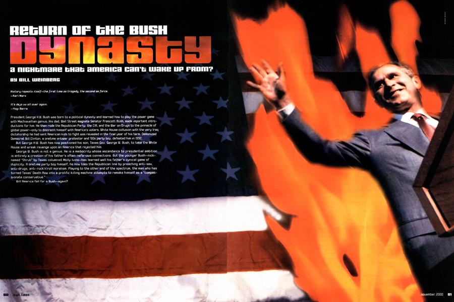 RETURN OF THE BUSH DYNASTY