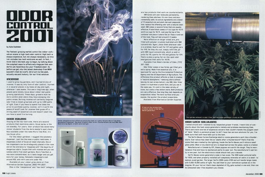 ODOR CONTROL 2001