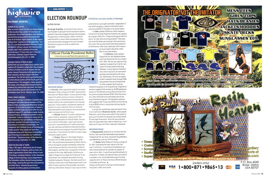 ELECTION ROUNDUP